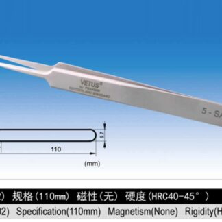 VETUS:SA系列不鏽鋼超精細高精密鑷子(5-SA)