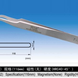 VETUS:SA系列不鏽鋼超精細高精密鑷子(7-SA)